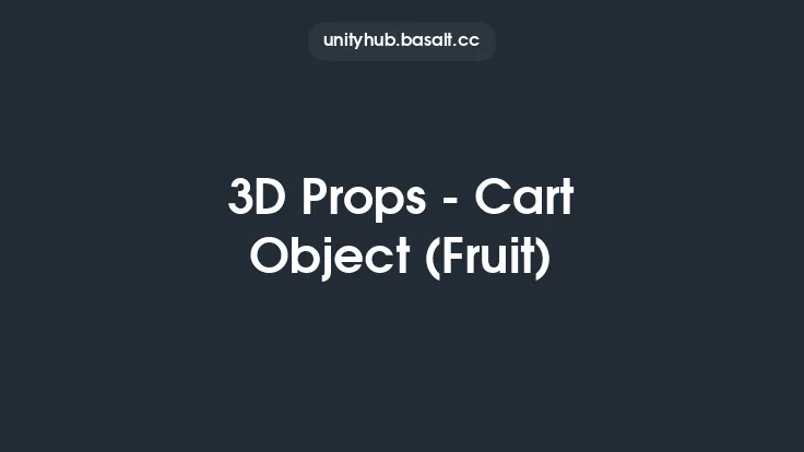 3D Props - Cart Object (Fruit) Thumbnail