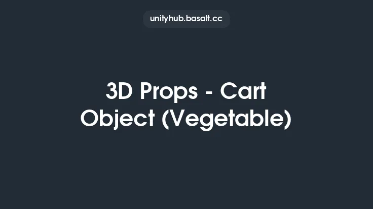 3D Props - Cart Object (Vegetable) Thumbnail