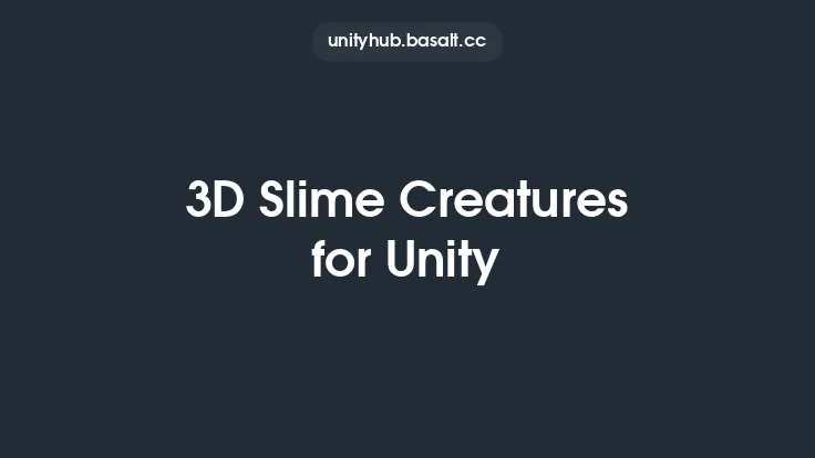 3D Slime Creatures for Unity Thumbnail