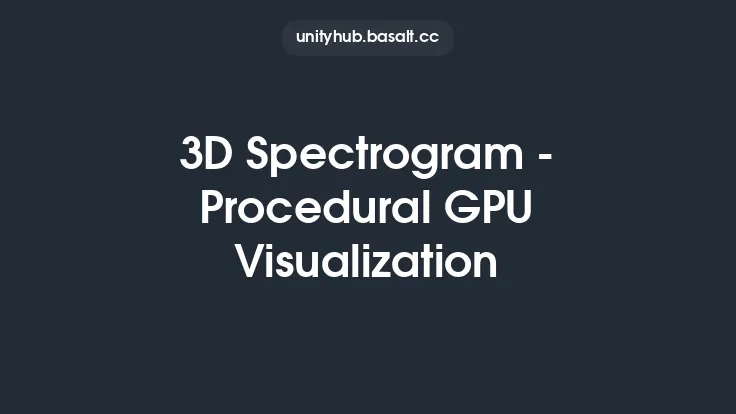 3D Spectrogram - Procedural GPU Visualization Thumbnail