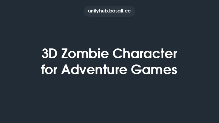 3D Zombie Character for Adventure Games Thumbnail