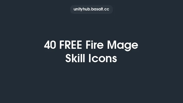 40 FREE Fire Mage Skill Icons Thumbnail