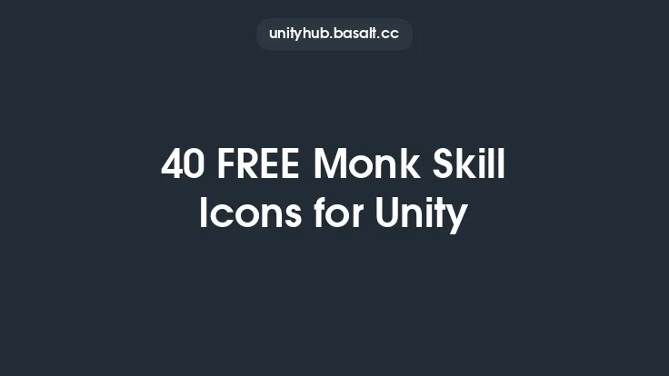 40 FREE Monk Skill Icons for Unity Thumbnail