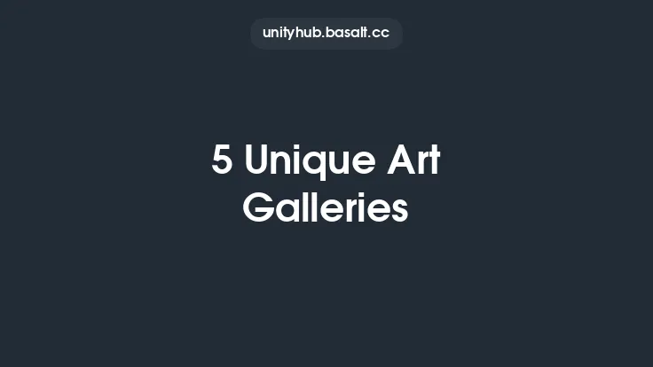 5 Unique Art Galleries Thumbnail