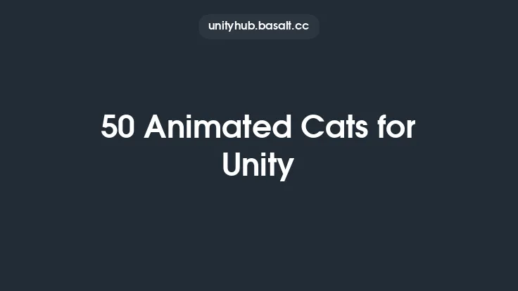 50 Animated Cats for Unity Thumbnail