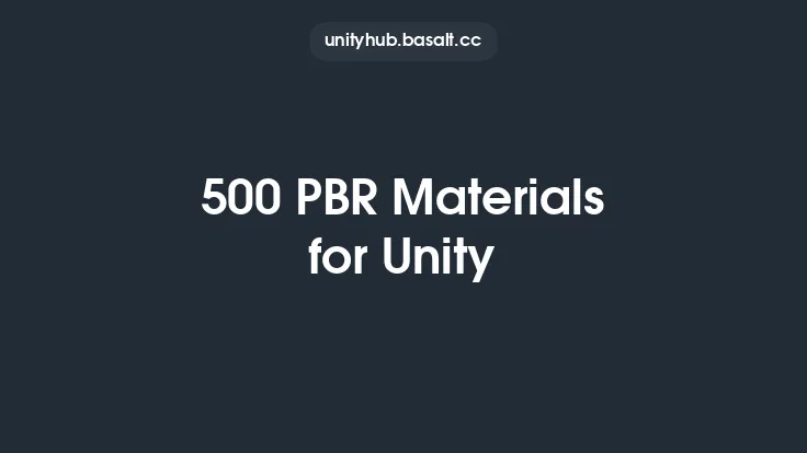 500 PBR Materials for Unity Thumbnail