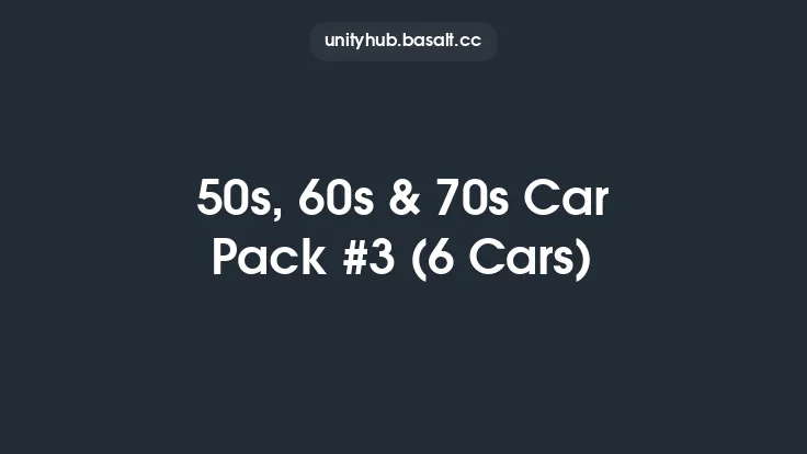 50s, 60s & 70s Car Pack #3 (6 Cars) Thumbnail