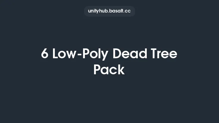 6 Low-Poly Dead Tree Pack Thumbnail