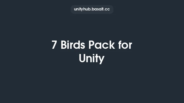 7 Birds Pack for Unity Thumbnail
