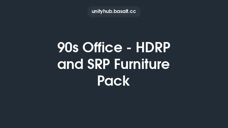 90s Office - HDRP and SRP Furniture Pack Thumbnail