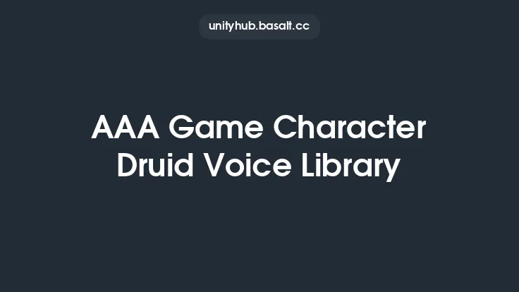AAA Game Character Druid Voice Library Thumbnail