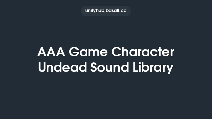 AAA Game Character Undead Sound Library Thumbnail