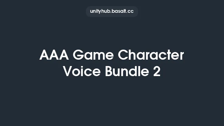 AAA Game Character Voice Bundle 2 Thumbnail