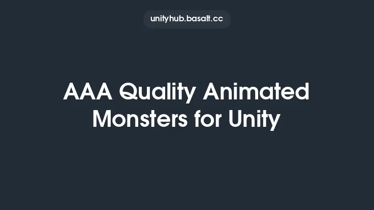 AAA Quality Animated Monsters for Unity Thumbnail