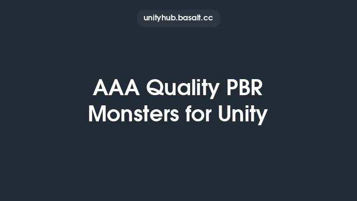AAA Quality PBR Monsters for Unity Thumbnail