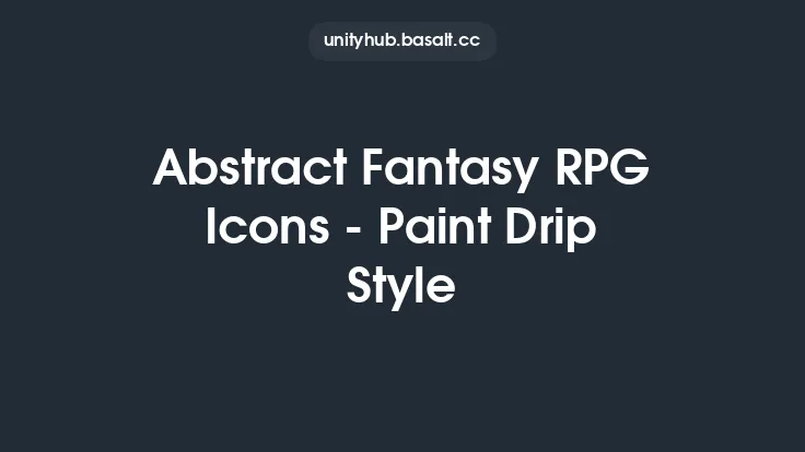 Abstract Fantasy RPG Icons - Paint Drip Style Thumbnail
