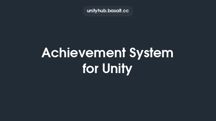 Achievement System for Unity Thumbnail