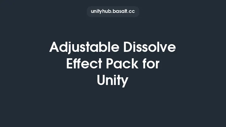 Adjustable Dissolve Effect Pack for Unity Thumbnail