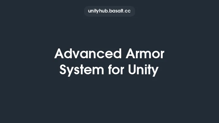 Advanced Armor System for Unity Thumbnail