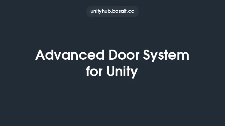 Advanced Door System for Unity Thumbnail