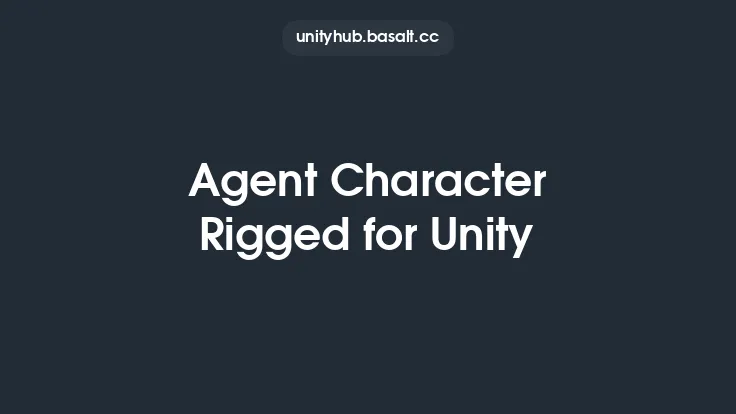 Agent Character Rigged for Unity Thumbnail