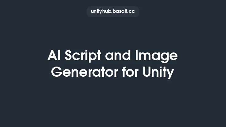 AI Script and Image Generator for Unity Thumbnail