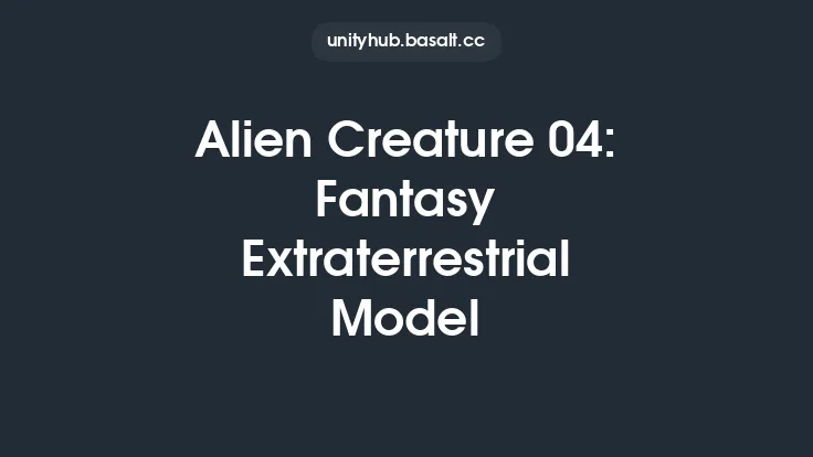 Alien Creature 04: Fantasy Extraterrestrial Model Thumbnail