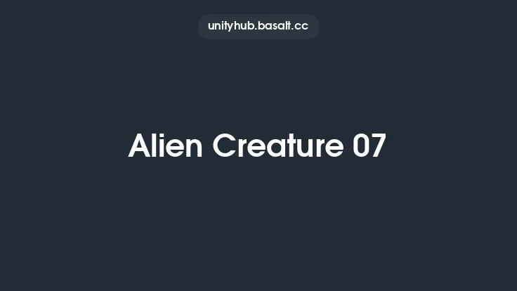 Alien Creature 07 Thumbnail