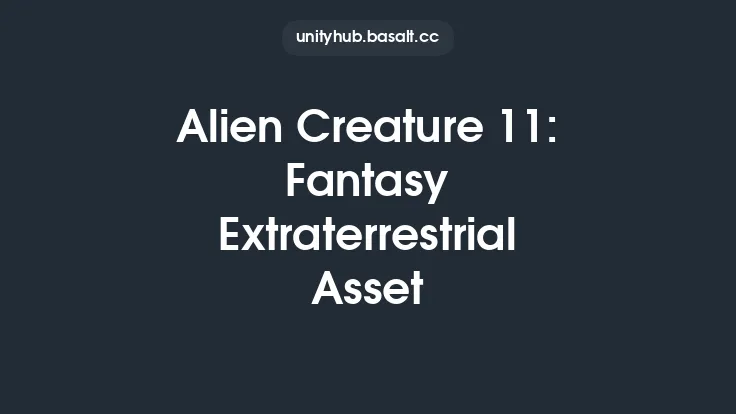 Alien Creature 11: Fantasy Extraterrestrial Asset Thumbnail