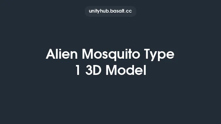 Alien Mosquito Type 1 3D Model Thumbnail