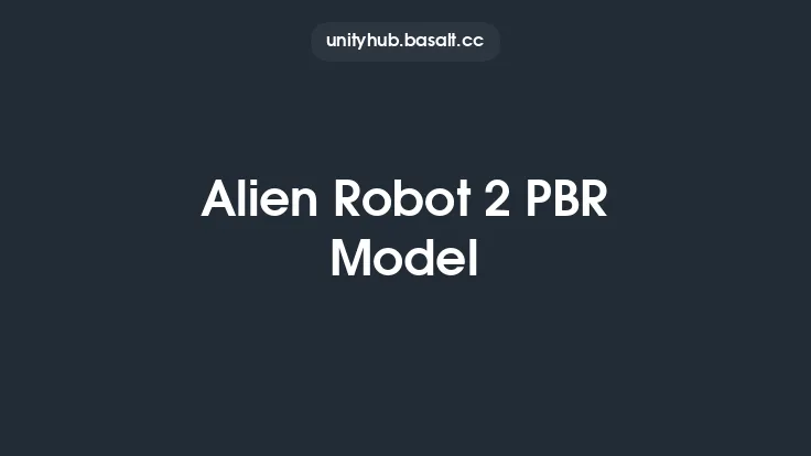 Alien Robot 2 PBR Model Thumbnail