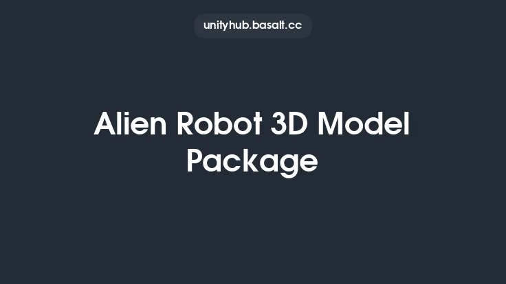 Alien Robot 3D Model Package Thumbnail
