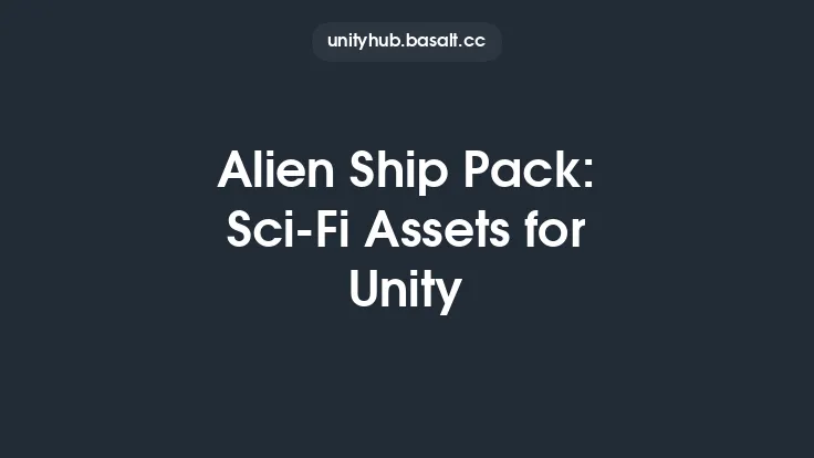 Alien Ship Pack: Sci-Fi Assets for Unity Thumbnail
