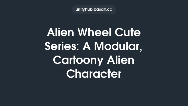 Alien Wheel Cute Series: A Modular, Cartoony Alien Character Thumbnail