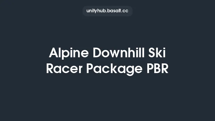 Alpine Downhill Ski Racer Package PBR Thumbnail