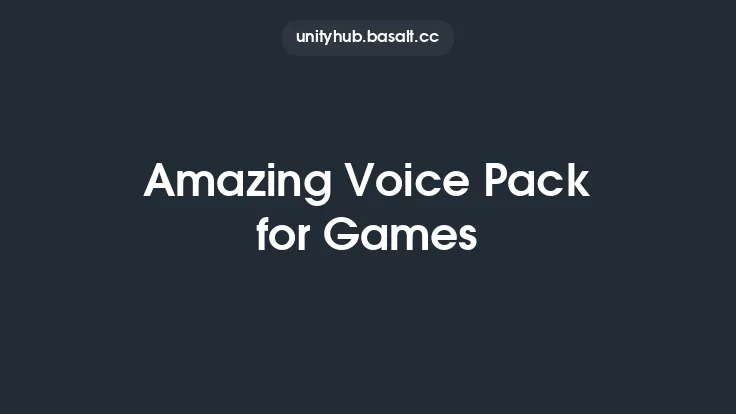 Amazing Voice Pack for Games Thumbnail