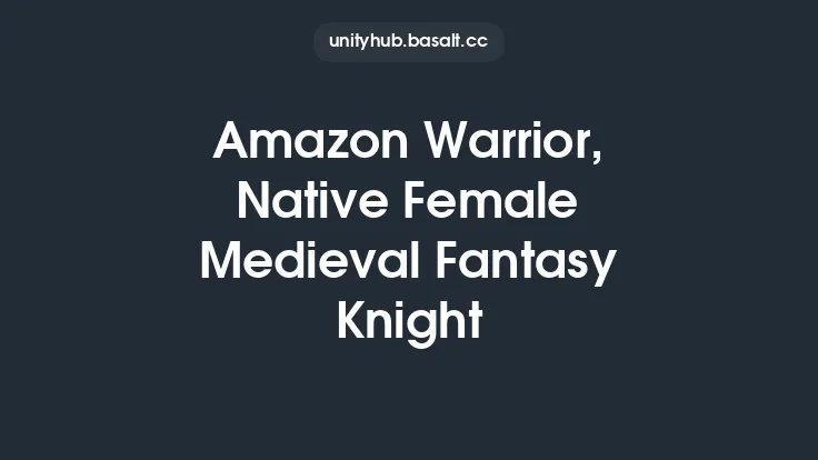 Amazon Warrior, Native Female Medieval Fantasy Knight Thumbnail