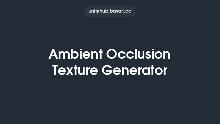 Ambient Occlusion Texture Generator Thumbnail