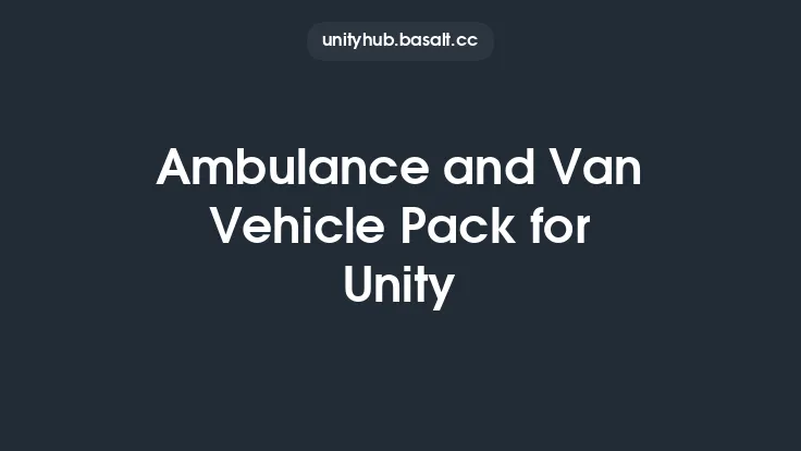 Ambulance and Van Vehicle Pack for Unity Thumbnail
