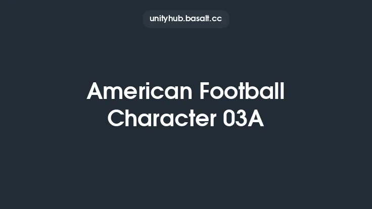 American Football Character 03A Thumbnail