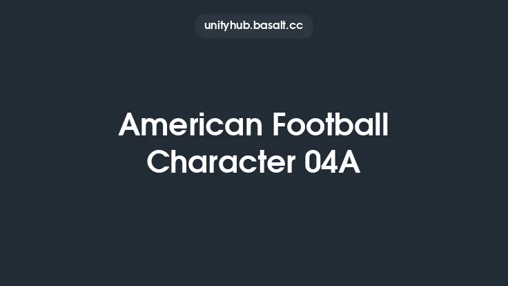 American Football Character 04A Thumbnail