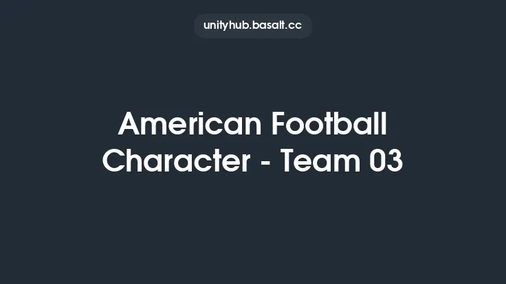 American Football Character - Team 03 Thumbnail