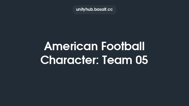 American Football Character: Team 05 Thumbnail