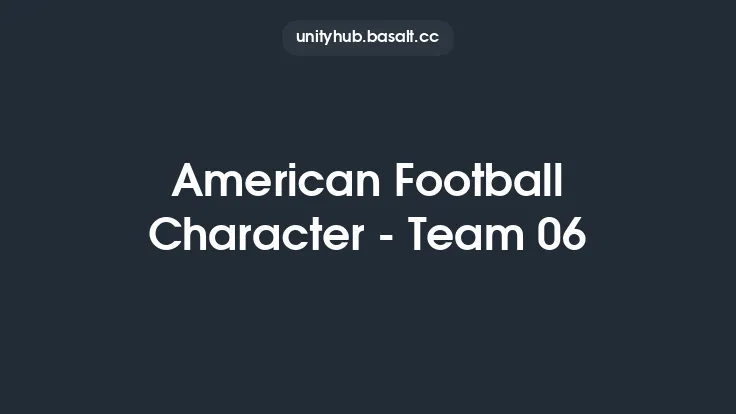 American Football Character - Team 06 Thumbnail