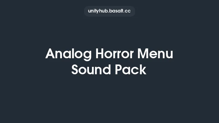 Analog Horror Menu Sound Pack Thumbnail