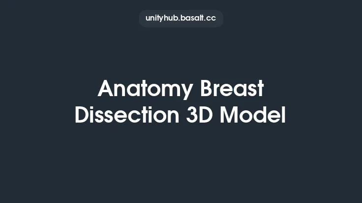 Anatomy Breast Dissection 3D Model Thumbnail