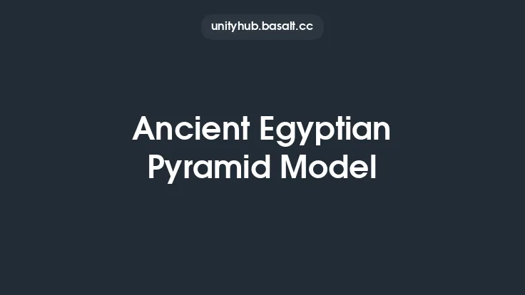 Ancient Egyptian Pyramid Model Thumbnail