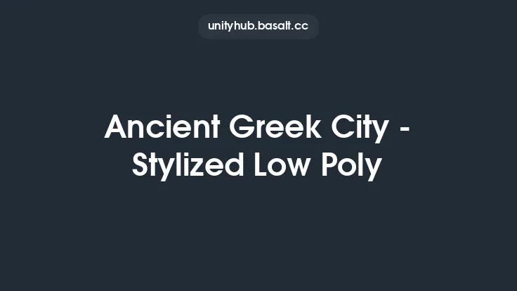Ancient Greek City - Stylized Low Poly Thumbnail