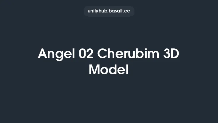 Angel 02 Cherubim 3D Model Thumbnail