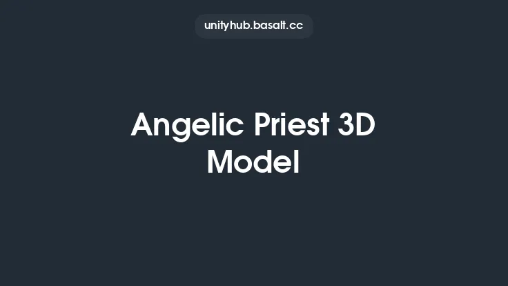 Angelic Priest 3D Model Thumbnail